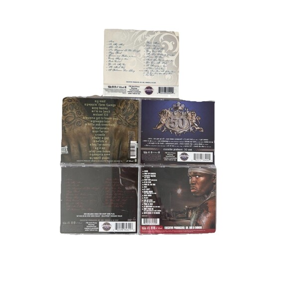 50 Cent 4 CD Lot Beg For Mercy, The Massacre, Curtis, Get Rich Or Die Tryin’ - Picture 2 of 4